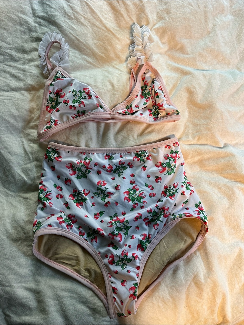 Solstice Intimates strawberry swimsuit